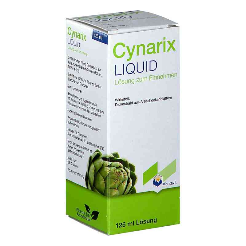 Cynarix liquid Lösung zum Einnehmen 125 ml von MONTAVIT GMBH        PZN 08200499