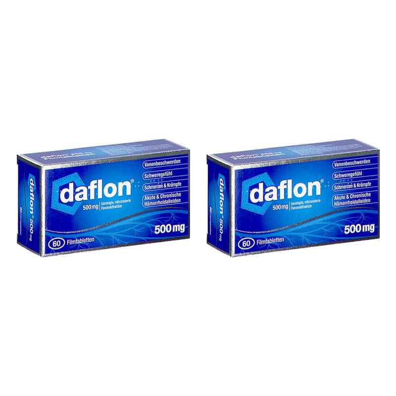 Daflon 500 mg Filmtabletten 2x60 stk von  PZN 08103154