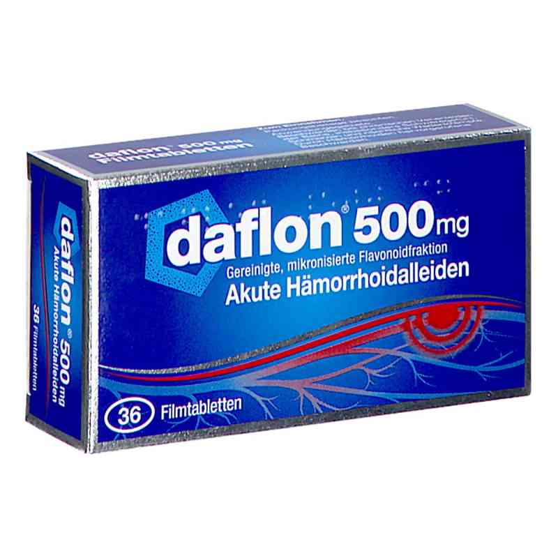 Daflon 500 mg Filmtabletten 36 stk von SERVIER AUSTRIA GMBH PZN 08201246