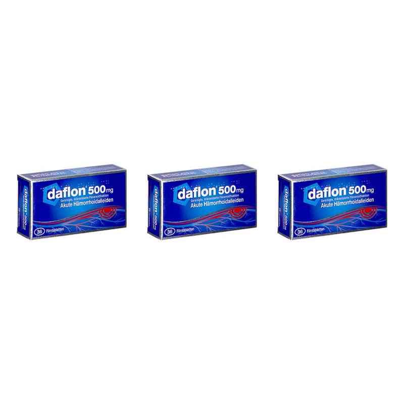 Daflon 500 mg Filmtabletten 3x36 stk von SERVIER AUSTRIA GMBH PZN 08106887