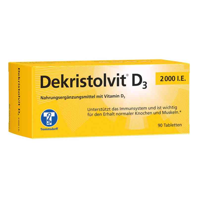 Dekristolvit D3 2.000 I.e. Tabletten 90 stk von Trommsdorff GmbH & Co. KG PZN 10818569