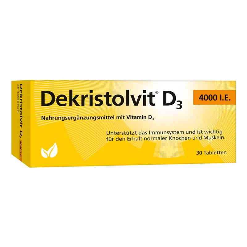 Dekristolvit D3 4.000 I.e. Tabletten 30 stk von Hübner Naturarzneimittel GmbH PZN 10818575