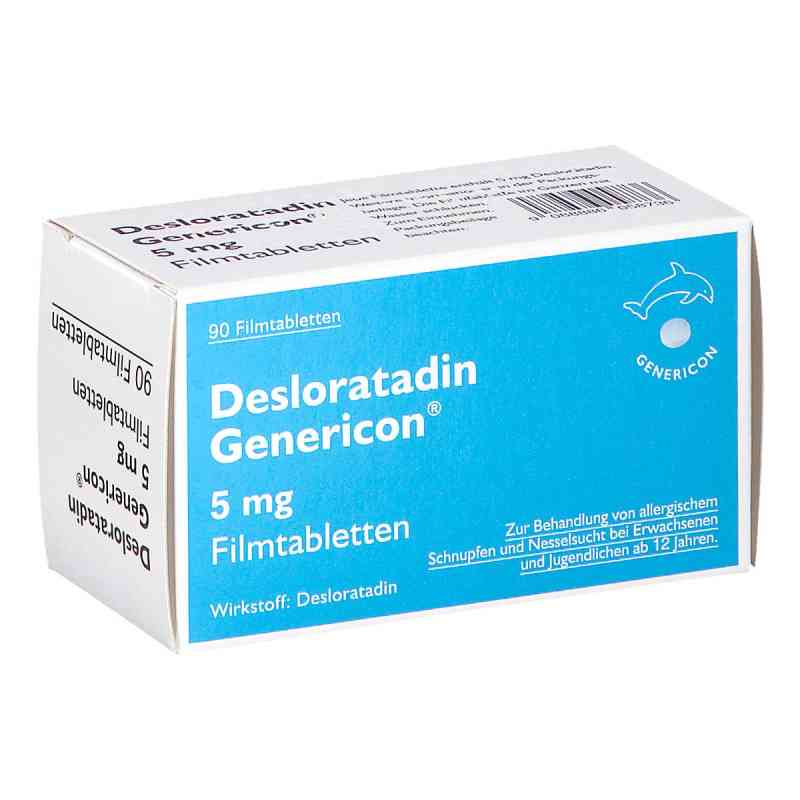 Desloratadin Genericon 5 mg 90 stk von GENERICON PHARMA GES.M.B.H. PZN 08202567