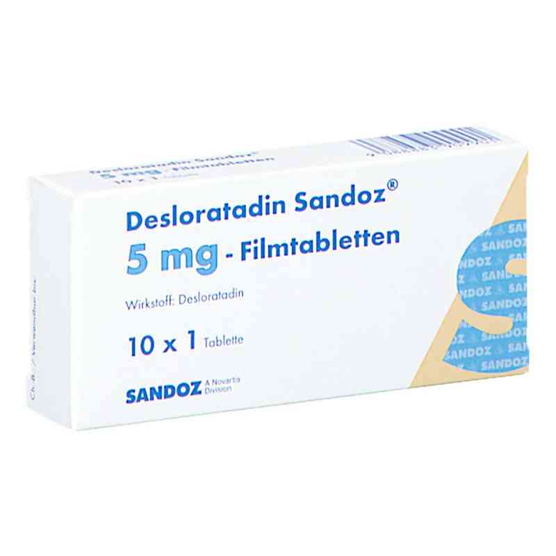 Desloratadin Sandoz 5 mg Filmtabletten 10 stk von SANDOZ GMBH PZN 08201233