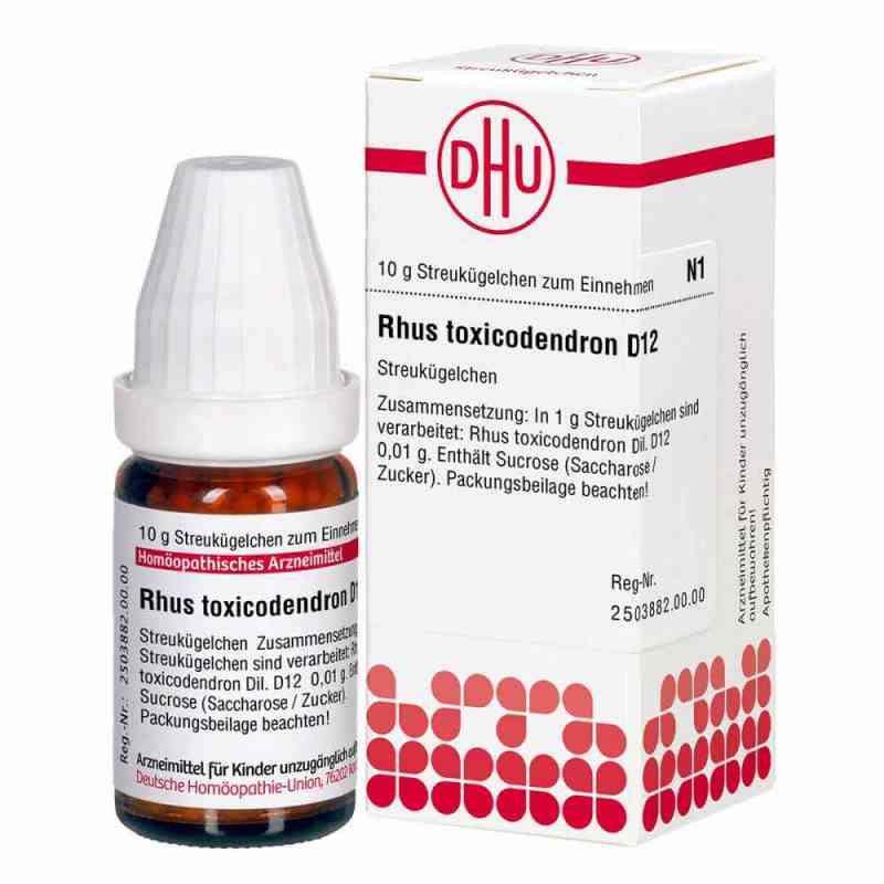 DHU Rhus Toxicodendron D12 Globuli 10 g von DHU-Arzneimittel GmbH & Co. KG PZN 01783731