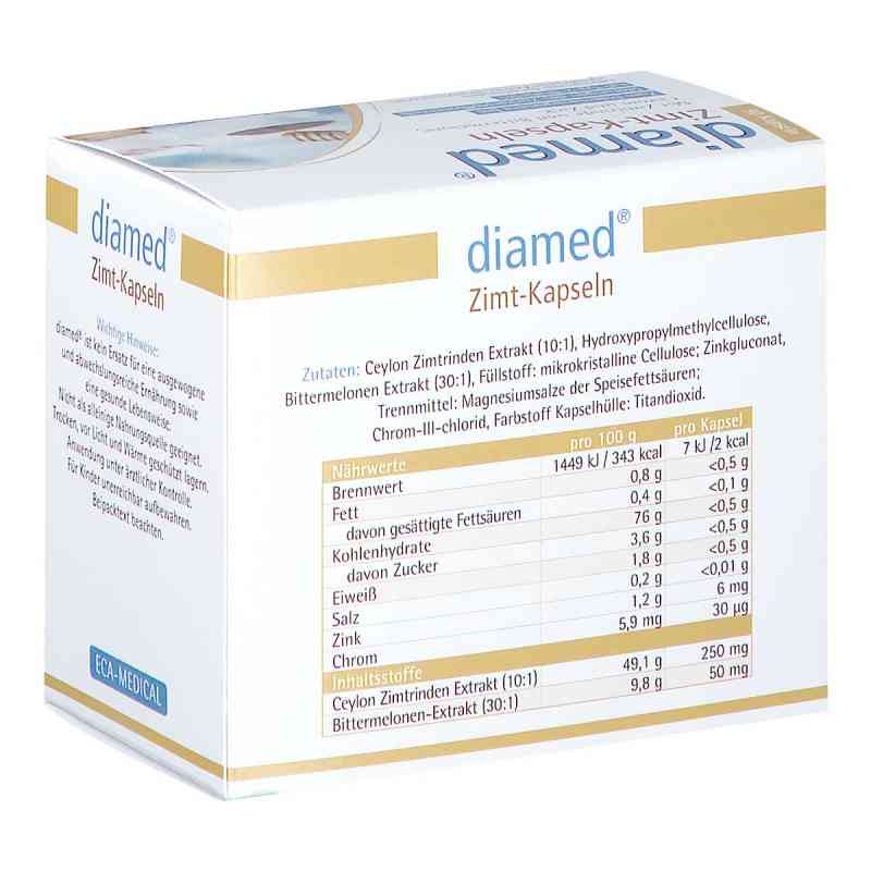 diamed Zimt Kapseln 90 stk von ECA-MEDICAL HANDELSGMBH PZN 08201088