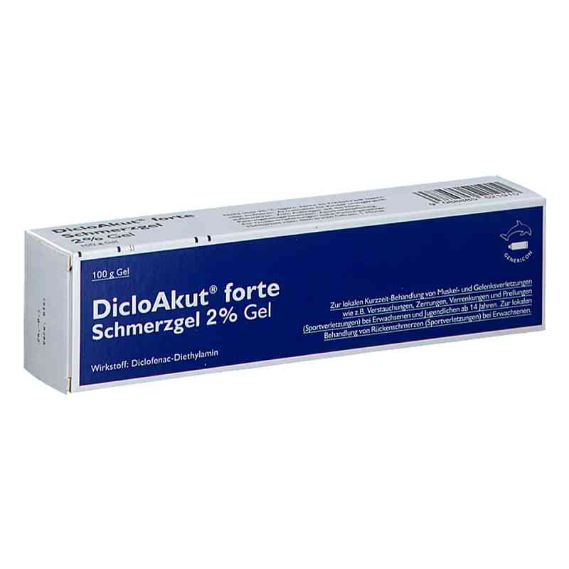 DicloAkut forte Schmerzgel 2% 100 g von GENERICON PHARMA GES.M.B.H. PZN 08201599