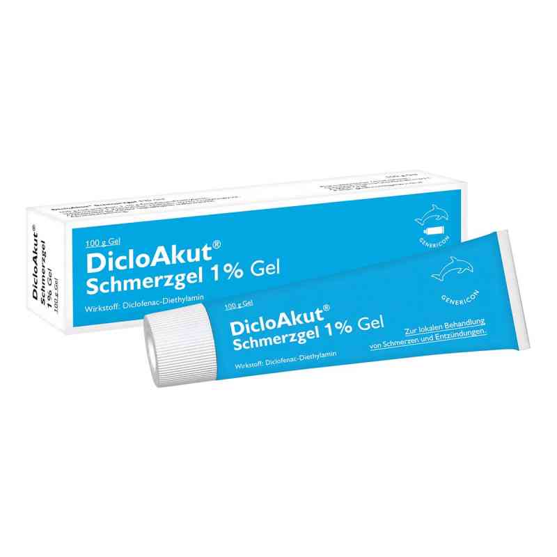 DicloAkut Schmerzgel  1 % Gel 100 g von GENERICON PHARMA GES.M.B.H. PZN 08201442