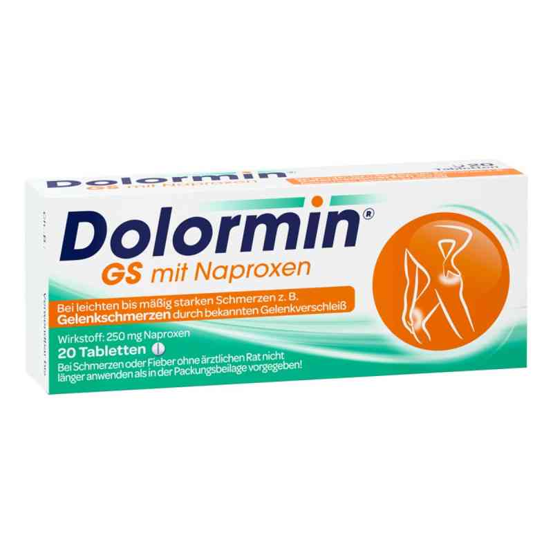 Dolormin GS mit Naproxen bei Gelenkschmerzen  20 stk von Kenvue Germany GmbH (OTC) PZN 02782780