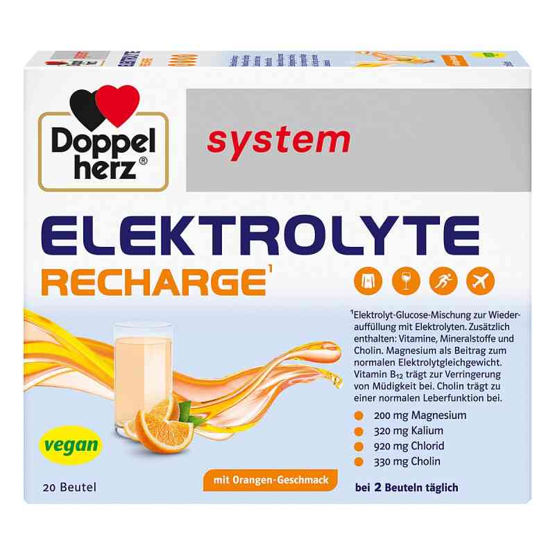 Doppelherz Elektrolyte Recharge System Granulat 20 stk von Queisser Pharma GmbH & Co. KG PZN 18913994