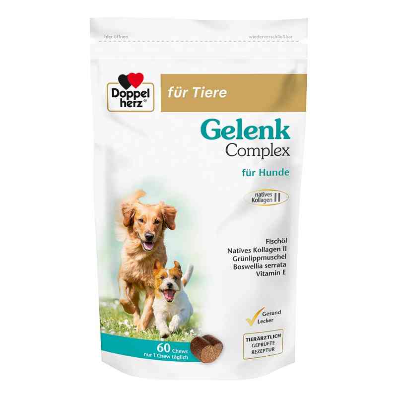 Doppelherz für Tiere Gelenk Complex Chews für Hunde 60 stk von Queisser Pharma GmbH & Co. KG PZN 17305637