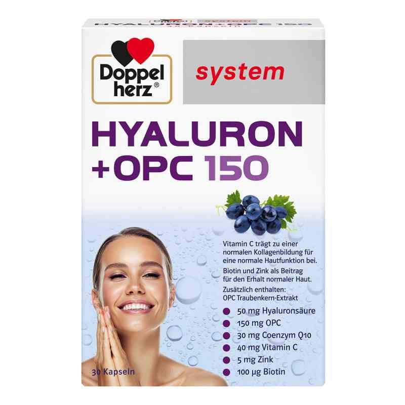 Doppelherz Hyaluron+opc System Kapseln 30 stk von Queisser Pharma GmbH & Co. KG PZN 18794696
