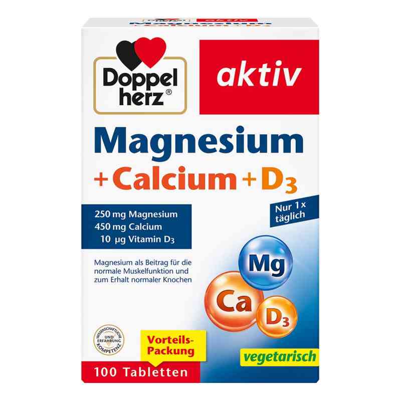 Doppelherz Magnesium + Calcium + D3 Tabletten 100 stk von Queisser Pharma GmbH & Co. KG PZN 00773216