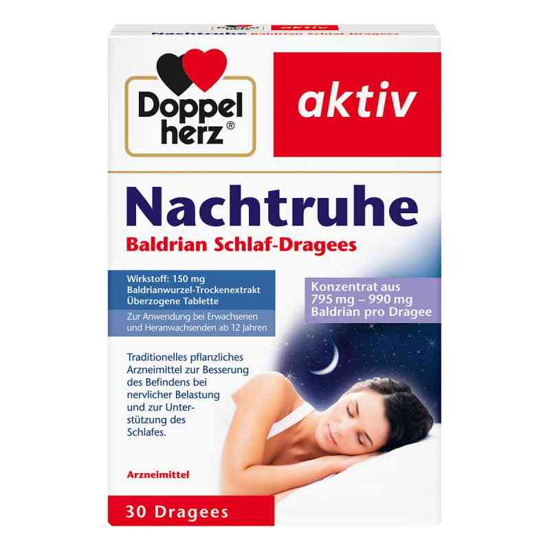 Doppelherz Nachtruhe Baldrian Schlaf-dragees 30 stk von Queisser Pharma GmbH & Co. KG PZN 18723673