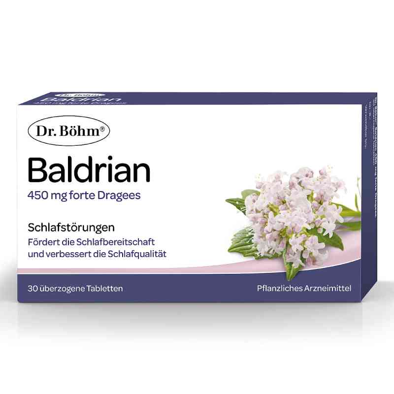 Dr. Böhm Baldrian Forte Dragees 450 mg 30 stk von APOMEDICA PHARMAZEUTISCHE PRODUKTE GMBH PZN 08202701