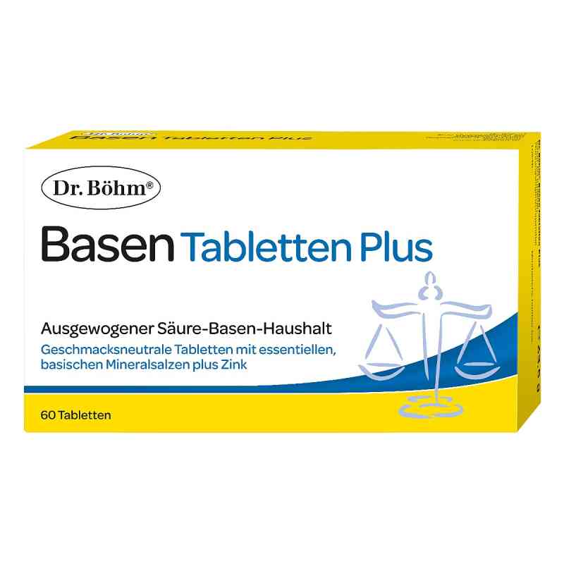 Dr. Böhm Basen Tabletten Plus 60 stk von APOMEDICA PHARMAZEUTISCHE PRODUKTE GMBH PZN 08200289