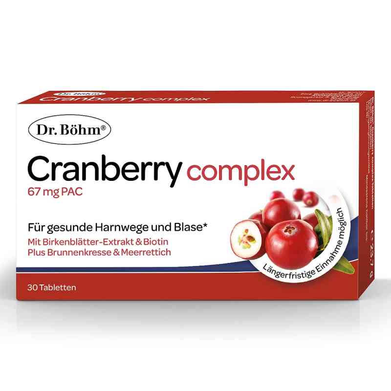 Dr. Böhm Cranberry complex 30 stk von APOMEDICA PHARMAZEUTISCHE PRODUKTE GMBH PZN 08200287