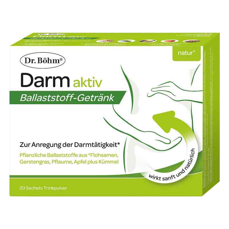 Dr. Böhm Darm aktiv Trinkpulver Sachets 20 stk von APOMEDICA PHARMAZEUTISCHE PRODUKTE GMBH PZN 08201409