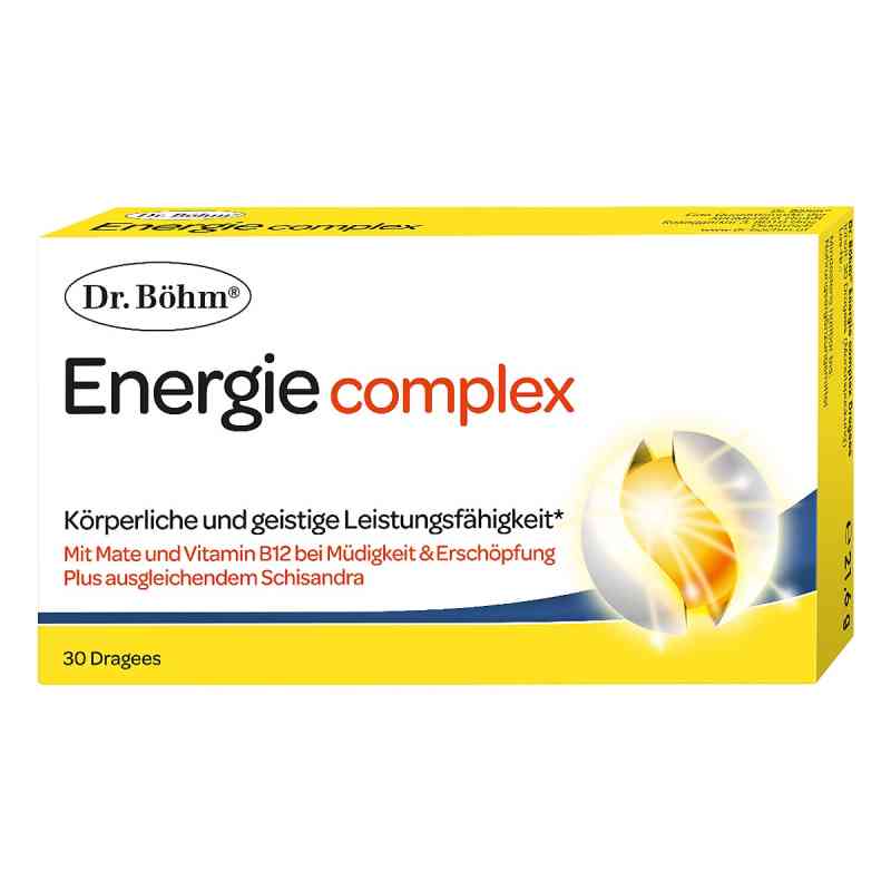Dr. Böhm Energie complex 30 stk von APOMEDICA PHARMAZEUTISCHE PRODUKTE GMBH PZN 08200285