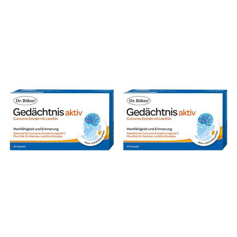 Dr. Böhm Gedächtnis aktiv Kapseln 2x60 stk von  PZN 08103276