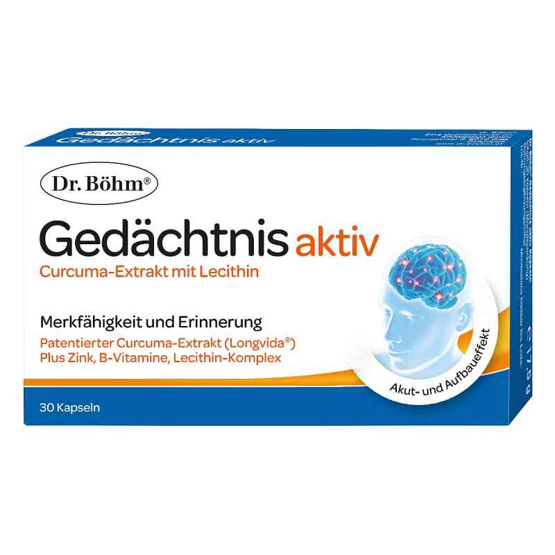 Dr. Böhm Gedächtnis aktiv Kapseln 30 stk von APOMEDICA PHARMAZEUTISCHE PRODUKTE GMBH PZN 08200399