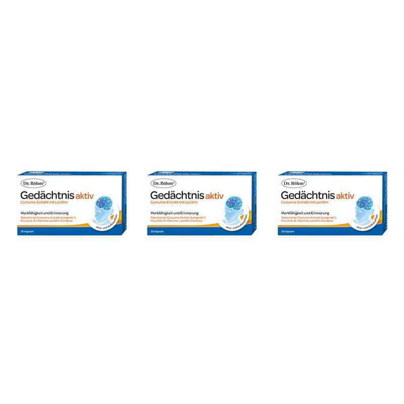 Dr. Böhm Gedächtnis aktiv Kapseln 3x30 stk von  PZN 08103712