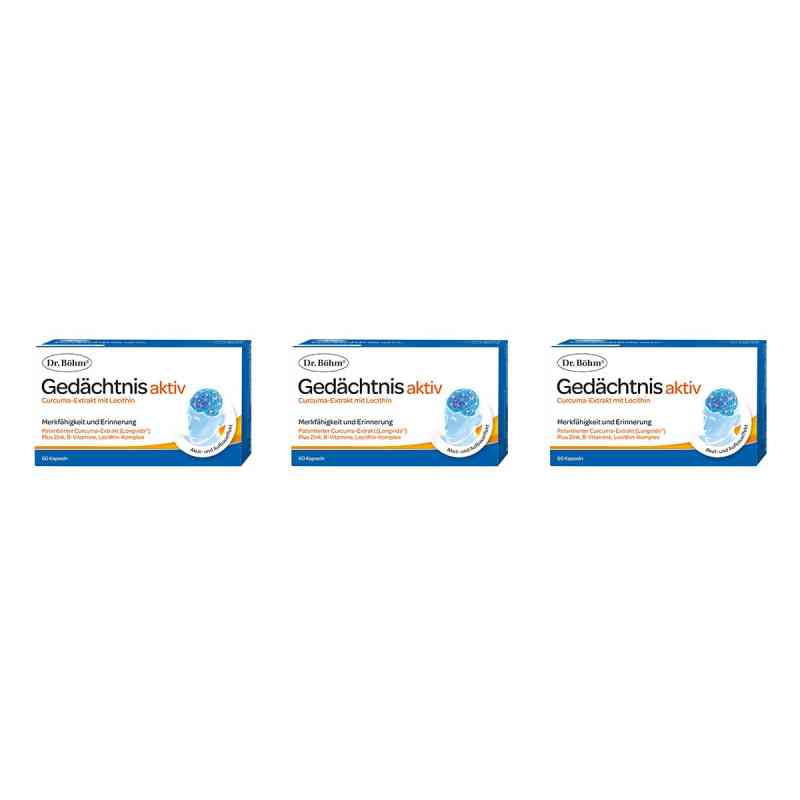 Dr. Böhm Gedächtnis aktiv Kapseln 3x60 stk von  PZN 08103447