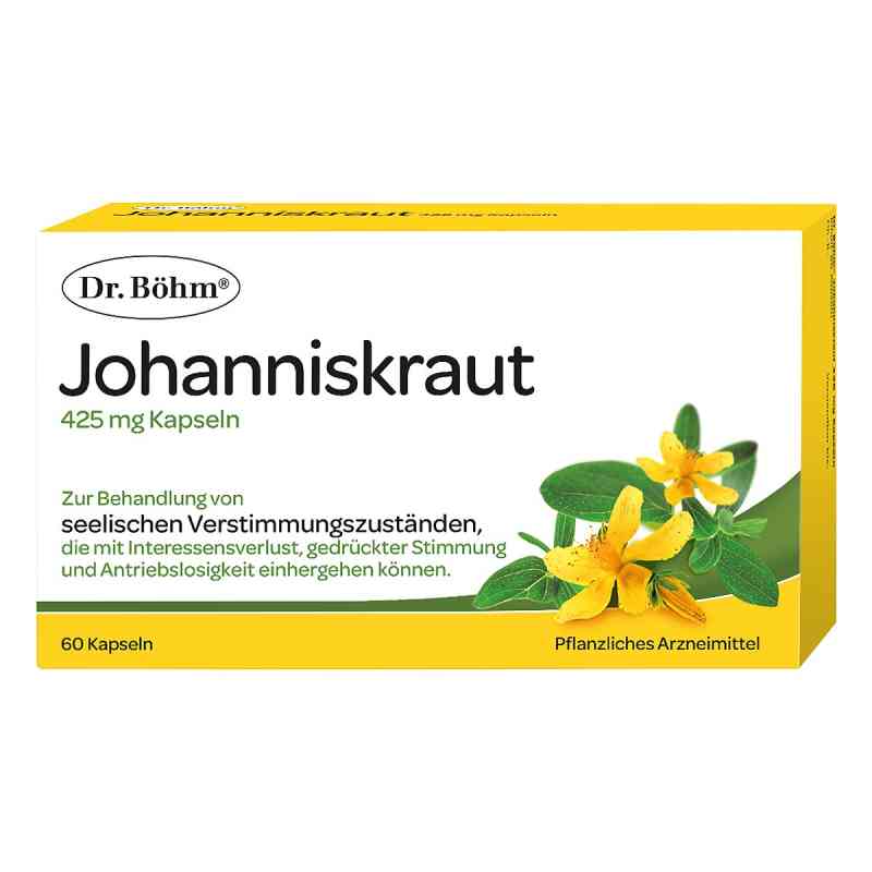 Dr. Böhm Johanniskraut 425 mg 60 stk von APOMEDICA PHARMAZEUTISCHE PRODUKTE GMBH PZN 08200279