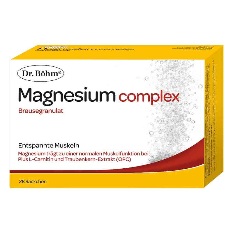 Dr. Böhm Magnesium complex Brausegranulat 28 stk von APOMEDICA PHARMAZEUTISCHE PRODUKTE GMBH PZN 08200275