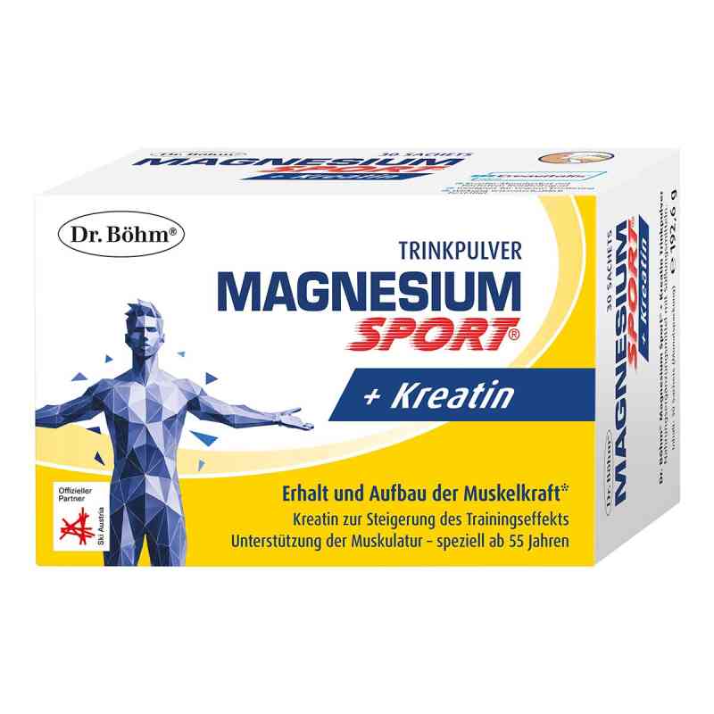 Dr. Böhm Magnesium Sport + Kreatin Pulver 30 stk von APOMEDICA PHARMAZEUTISCHE PRODUKTE GMBH PZN 08202786