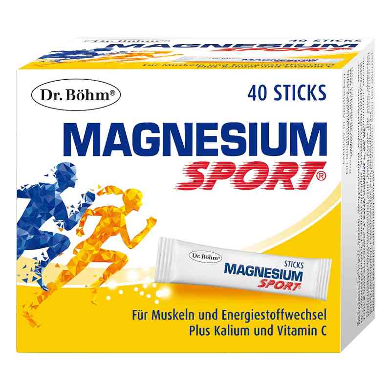 Dr. Böhm Magnesium Sport Sticks 40 stk von APOMEDICA PHARMAZEUTISCHE PRODUKTE GMBH PZN 08200069