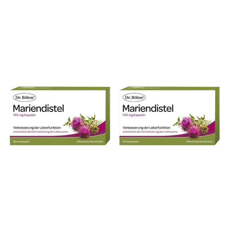 Dr. Böhm Mariendistel 140 mg Kapseln 2x60 stk von  PZN 08103167