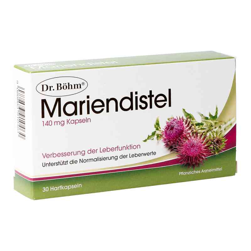 Dr. Böhm Mariendistel 140 mg Kapseln 30 stk von APOMEDICA PHARMAZEUTISCHE PRODUK PZN 08200070
