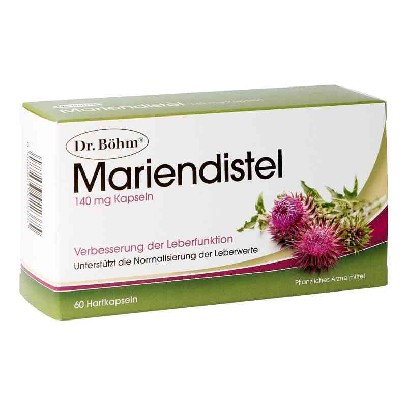 Dr. Böhm Mariendistel 140 mg Kapseln 60 stk von APOMEDICA PHARMAZEUTISCHE PRODUK PZN 08200013