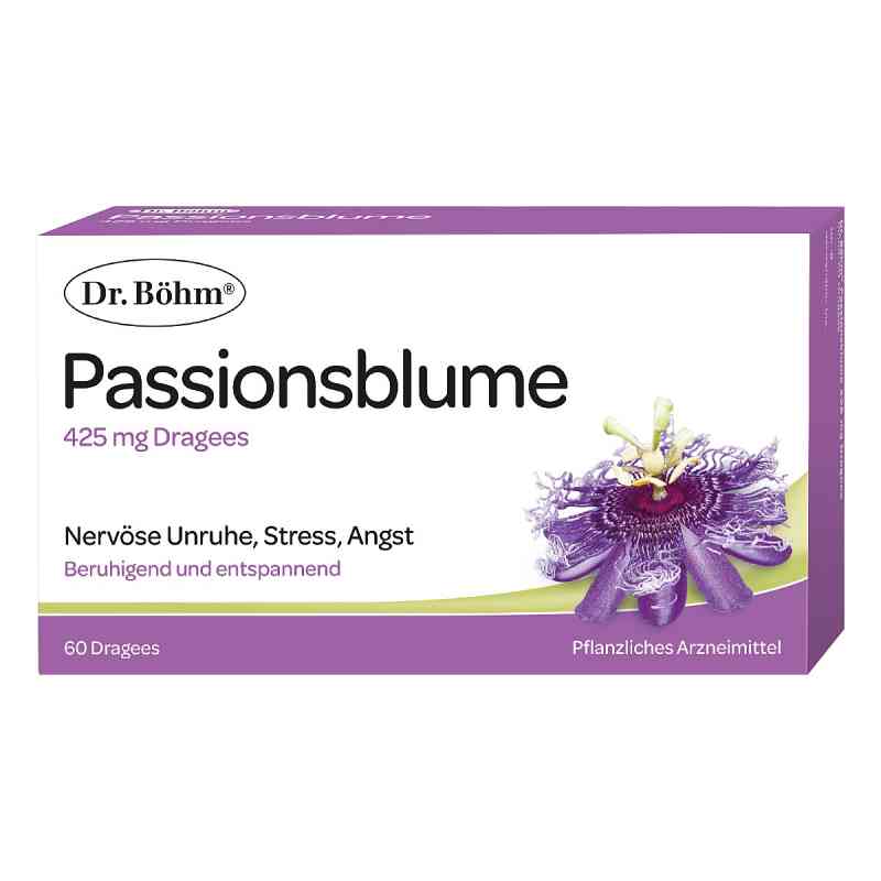 Dr. Böhm Passionsblume 425 mg Dragees 60 stk von APOMEDICA PHARMAZEUTISCHE PRODUKTE GMBH PZN 08200047