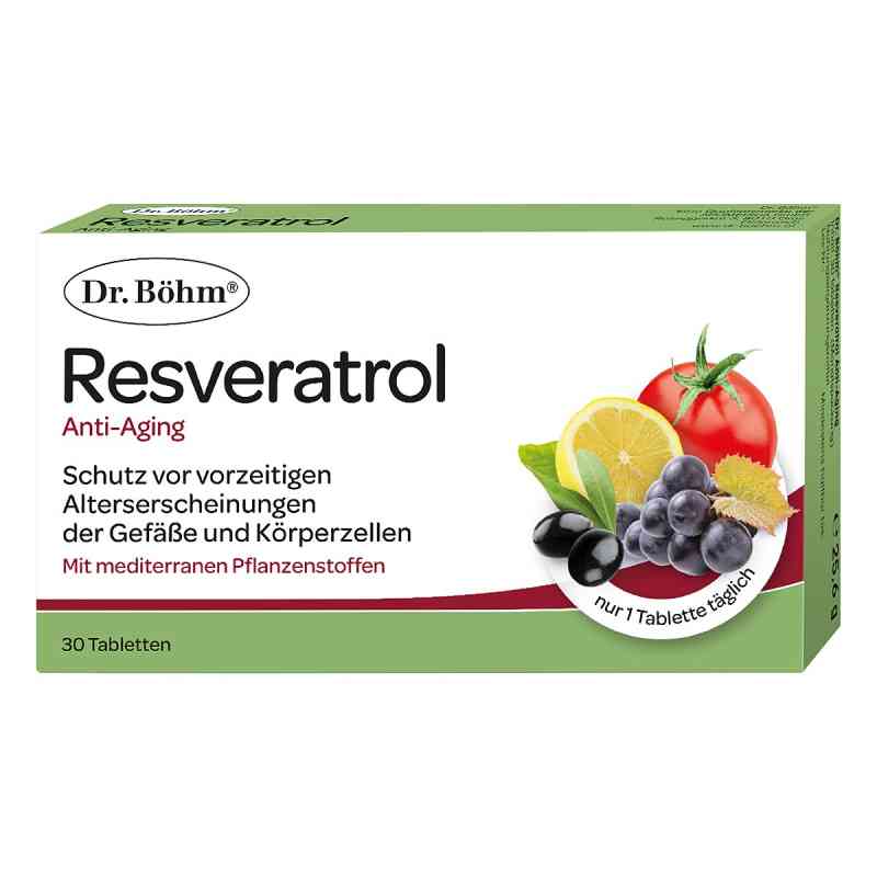 Dr. Böhm Resveratrol Anti Aging Dragees 30 stk von APOMEDICA PHARMAZEUTISCHE PRODUKTE GMBH PZN 08200246