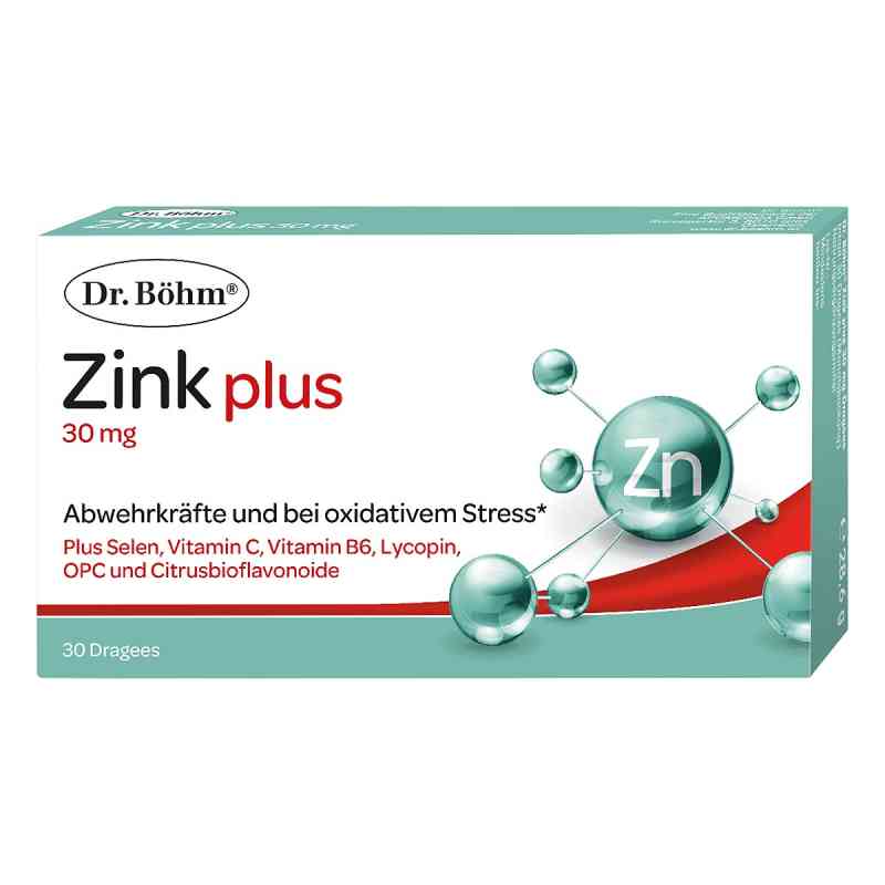 Dr. Böhm Zink plus 30 mg 30 stk von APOMEDICA PHARMAZEUTISCHE PRODUKTE GMBH PZN 08200262