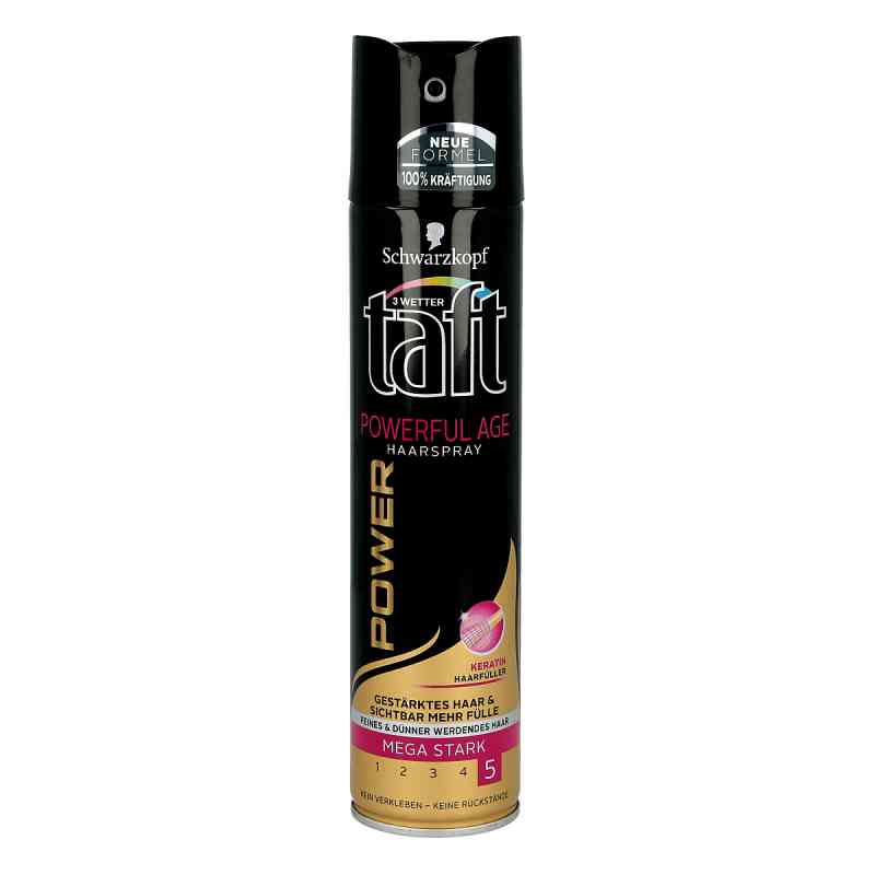 Drei Wetter Taft Powerful Age Haarspray Mega Stark Stärke 5 250 ml von Schwarzkopf & Henkel GmbH PZN 11122048