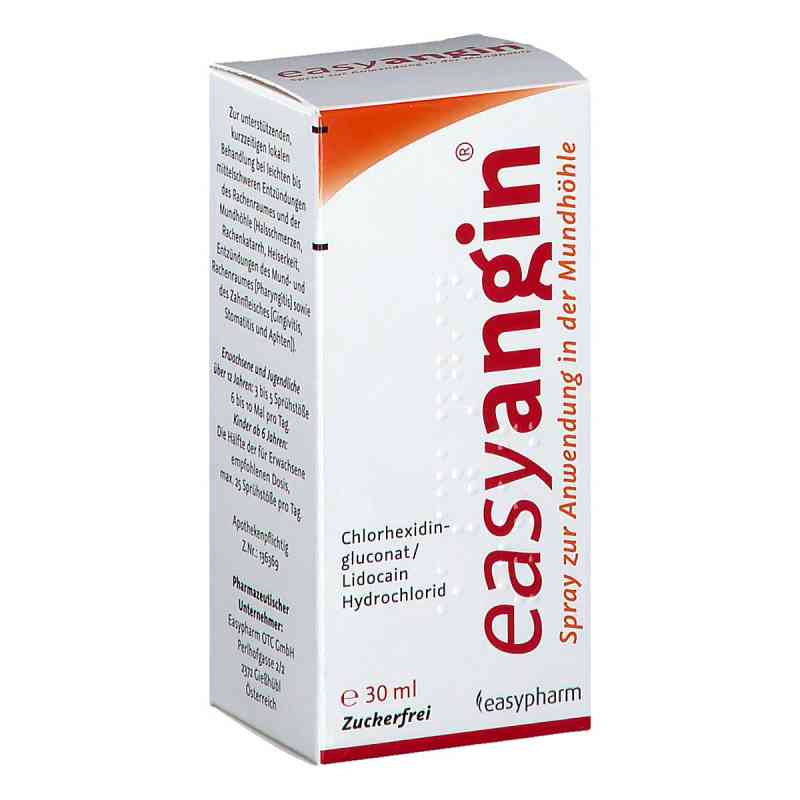 easyangin Spray zur Anwendung in der Mundhöhle 30 ml von EASYPHARM OTC GMBH  PZN 08200628