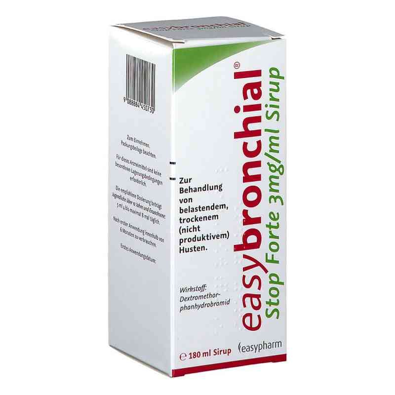 easybronchial STOP FORTE 3 mg/ml Sirup 180 ml von EASYPHARM OTC GMBH PZN 08200630