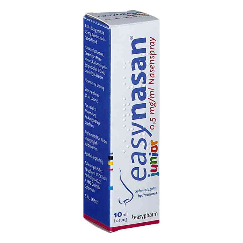 easynasan junior 0,5 mg/ml Nasenspray 10 ml von EASYPHARM OTC GMBH  PZN 08201136
