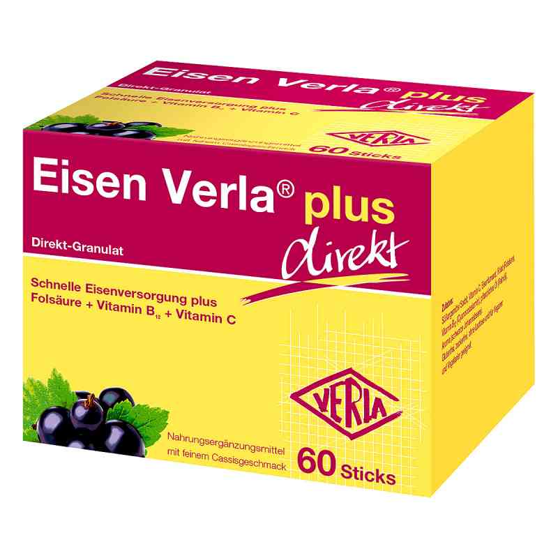 Eisen Verla plus direkt Sticks 60 stk von Verla-Pharm Arzneimittel GmbH & Co. KG PZN 14445438