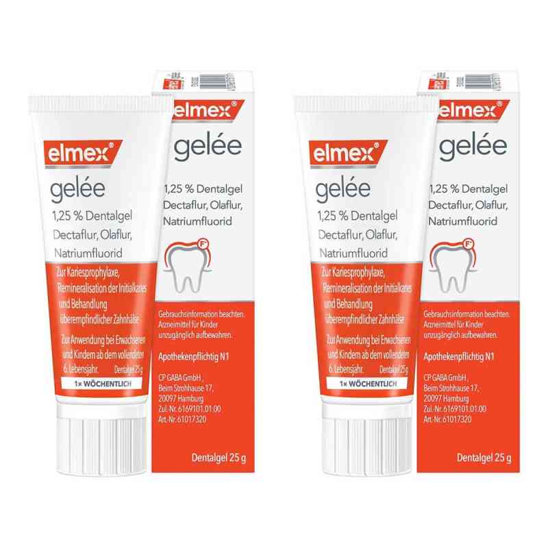 elmex gelée Fluorid Zahngel 2x25  g von CP GABA GmbH PZN 08101996