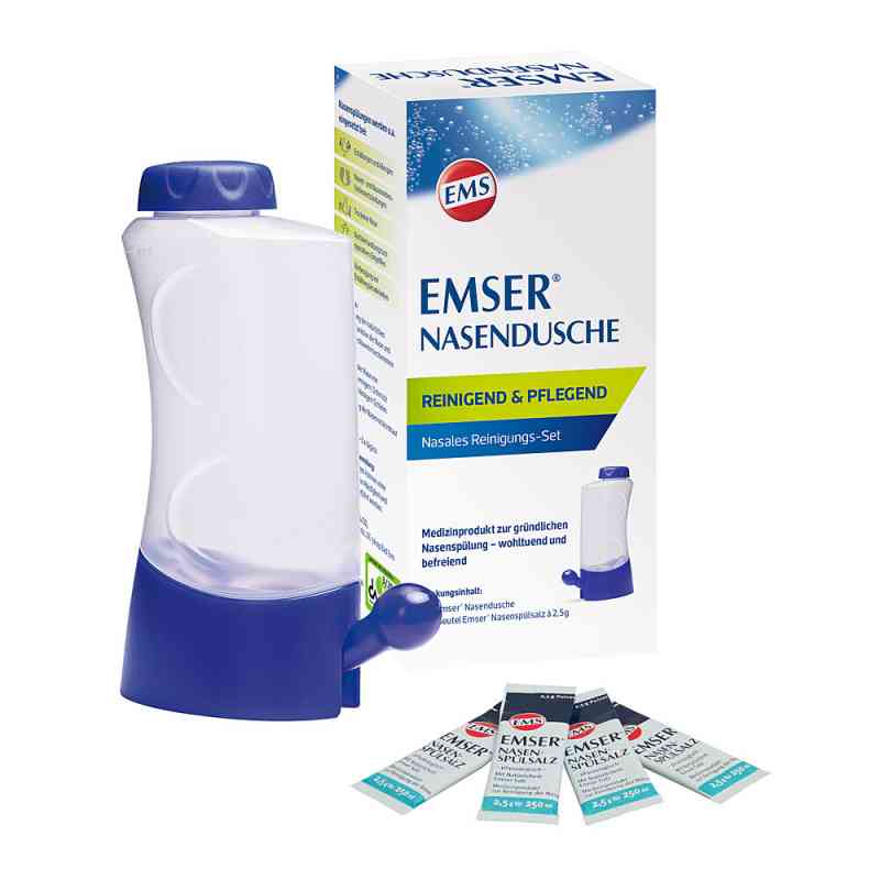 Emser Nasendusche mit 4 Beuteln Nasenspülsalz 1 stk von Uriach Germany GmbH PZN 12615385