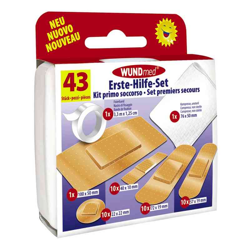 Erste Hilfe Kasten 43teilig 1 stk von Megadent Deflogrip Gerhard Reeg GmbH PZN 11266764