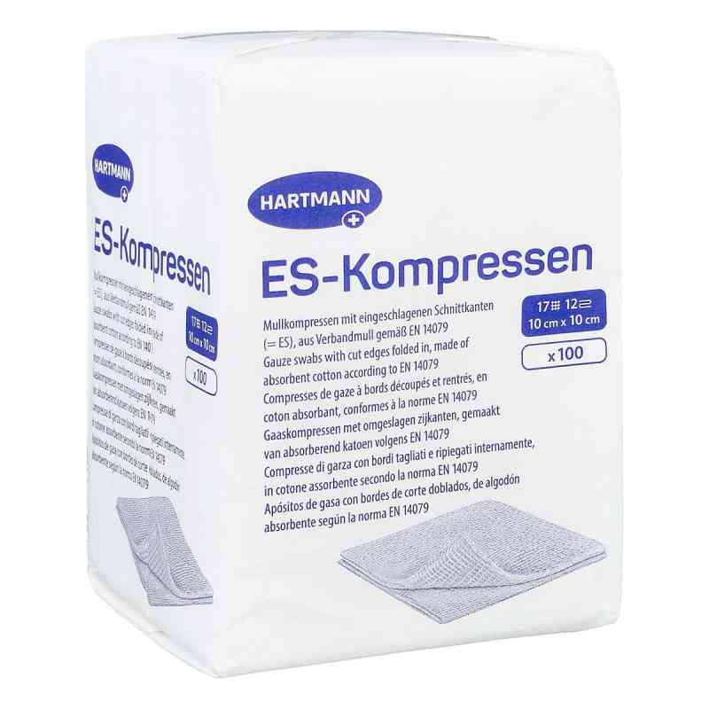 Es-kompressen unsteril 10x10 cm 12fach 100 stk von PAUL HARTMANN AG PZN 01447246
