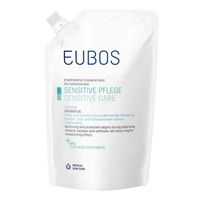 Eubos Sensitive Dusch öl F Nachfüllbeutel 400 ml von Dr. Hobein (Nachf.) GmbH PZN 08652765
