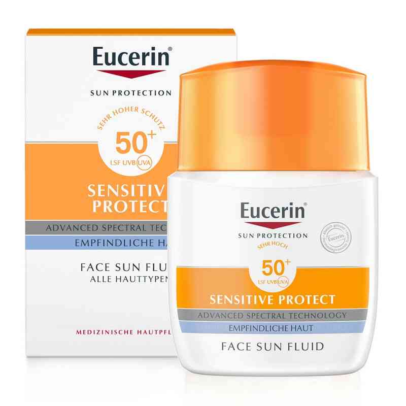 Eucerin Sun Sensitive Protect Face Fluid LSF 50+ 50 ml von Beiersdorf AG Eucerin PZN 11370102