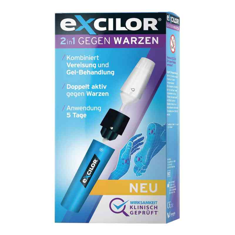 Excilor 2in1 Gegen Warzen 1 Pck von Cooper Consumer Health Deutschland GmbH PZN 16855330