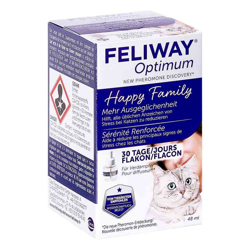 Feliway Optimum Nachfüllflakon Lösung für Vernebler für Katzen 48 ml von O'ZOO GmbH PZN 17364137